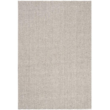 Safavieh 4 x 6 ft. Wilton Hand Hooked Medium Rectangle Area Rug, Grey & Ivory WIL102A-4